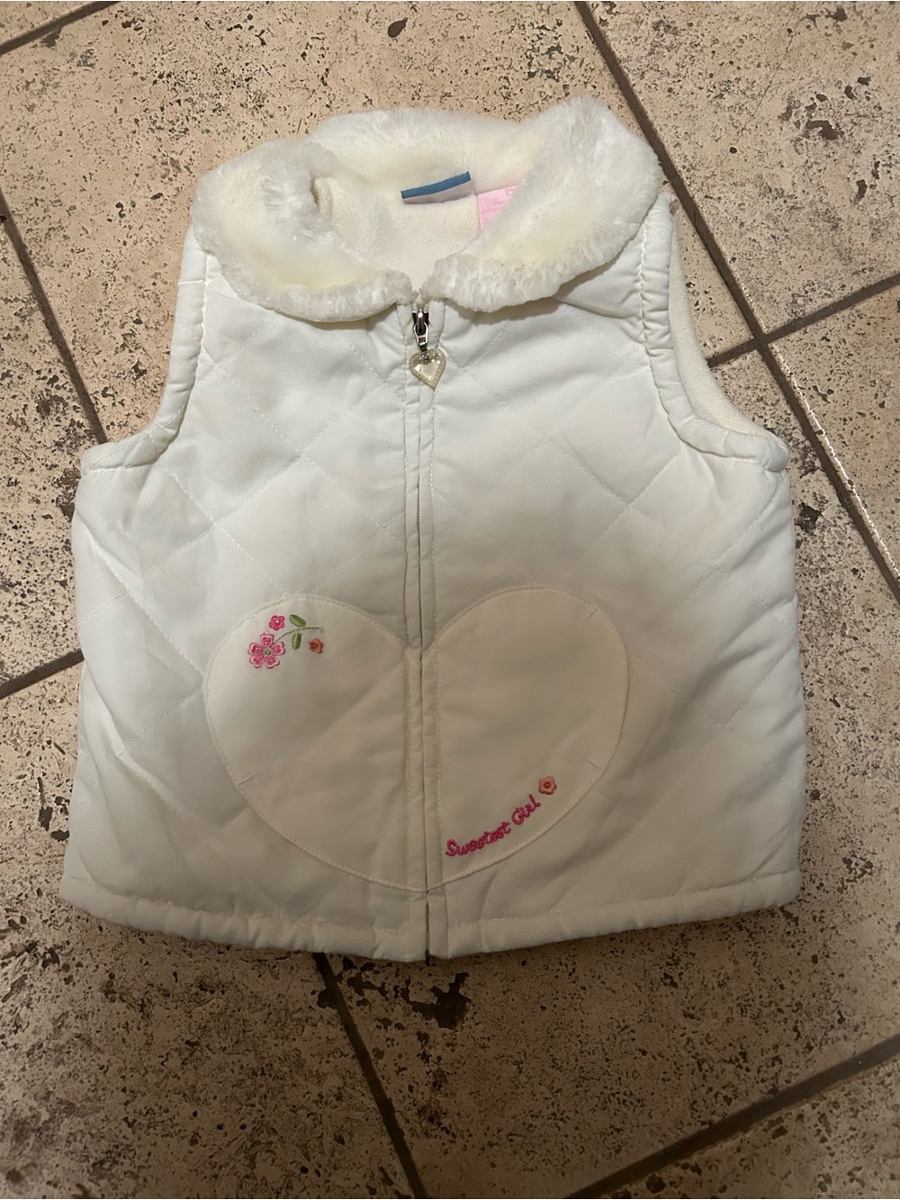 Vintage - Baby Headquarters fleece lined vest
